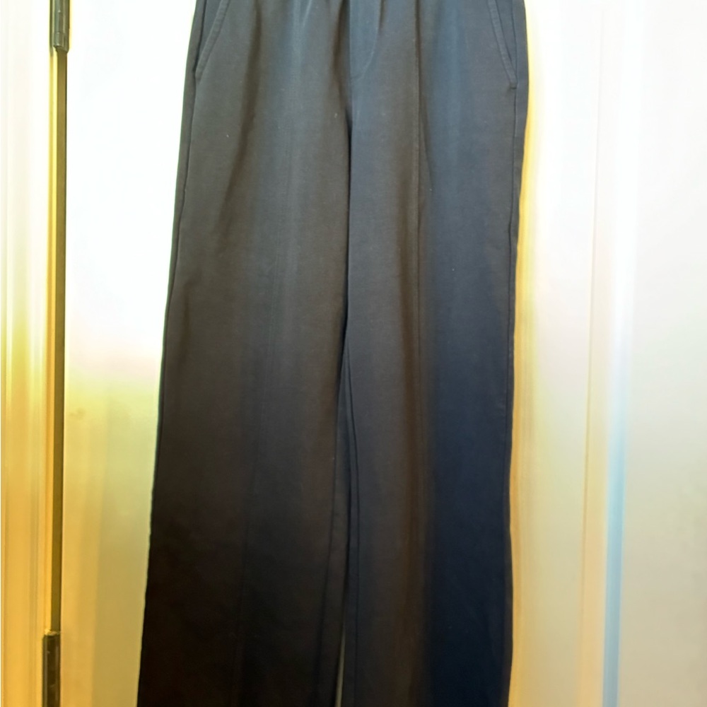 Black Wide Leg Sweatpants